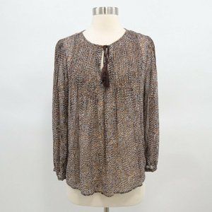 Joie Blouse Top Shirt 100% Silk Womens XS Suzetta